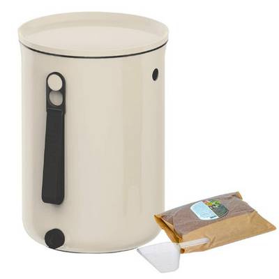 Skaza Bokashi Organko 2 Composteur de Cuisine – Bokashi Composteur 9,6 L