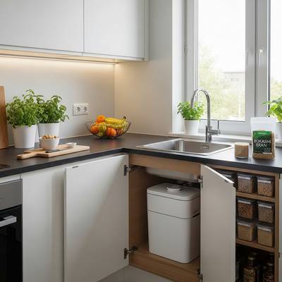 Seau composteur Bokashi avec son activateur