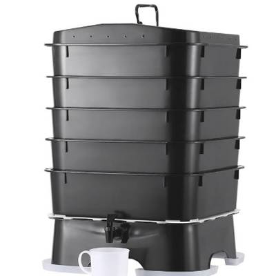 Lombricomposteur VEVOR avec 4 plateaux